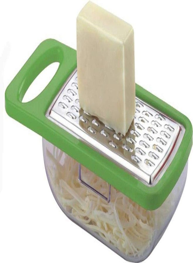 faas 1 PS Mini Cheese Garlic Ginger Grater with Unbreakable Clear Storage Container with Handle. (1-Piece) - Image 2
